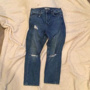 Topshop Moto Ripped Jeans